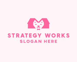 Kitten Pet Veterinary logo design