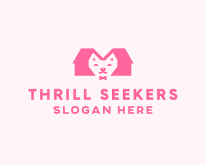 Kitten Pet Veterinary logo design