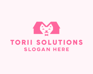 Kitten Pet Veterinary logo design