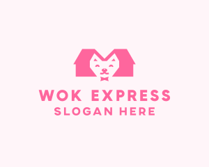 Kitten Pet Veterinary logo design