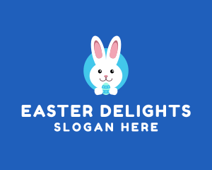 Easter - Cute Easter Bunny logo design