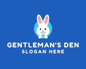 Cute Easter Bunny  logo design