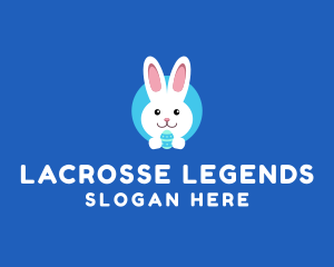 Cute Easter Bunny  logo design