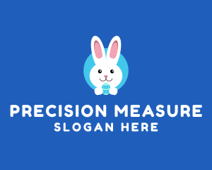 Cute Easter Bunny  logo design