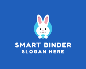 Cute Easter Bunny  logo design