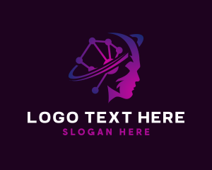 Futuristic - Futuristic Head Technology logo design