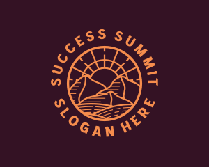 Mountain Sun Summit logo design