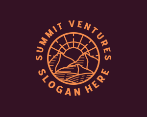 Mountain Sun Summit logo design