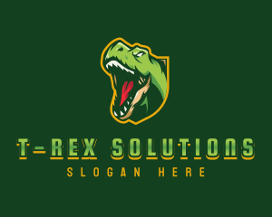 Beast Dinosaur Jurassic logo design