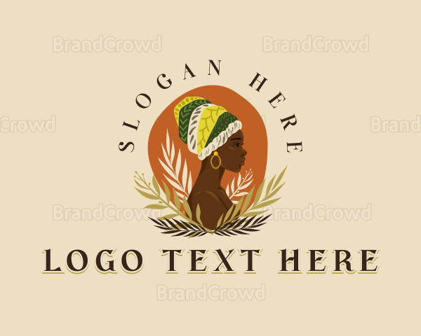 Turban African Fashion Logo