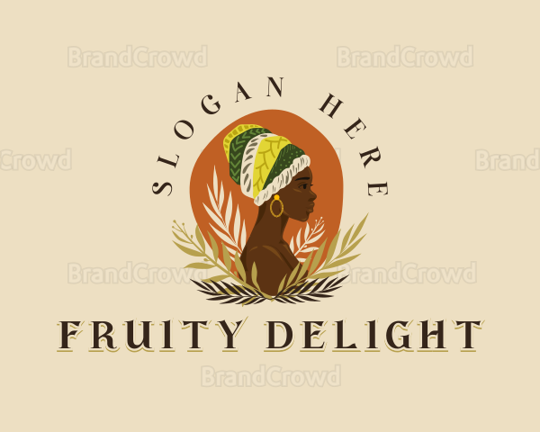 Turban African Fashion Logo