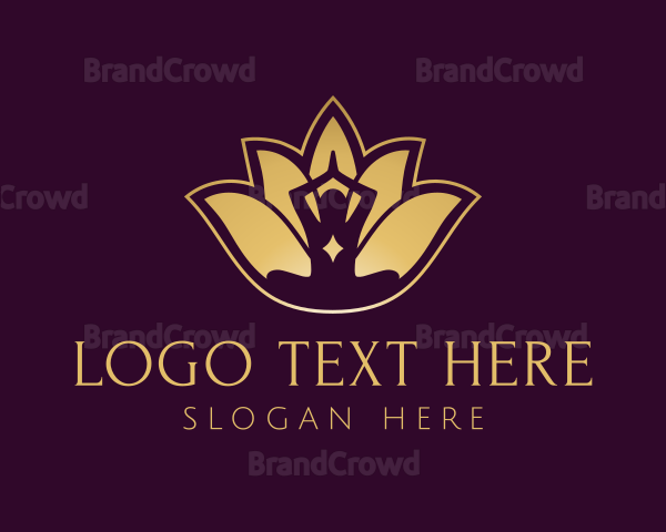 Golden Lotus Yoga Logo