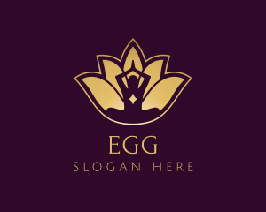 Company - Golden Lotus Yoga logo design