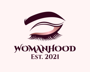 Eyeshadow - Beauty Eyelashes Lashes logo design