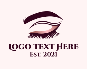 Eyelash Extension - Beauty Eyelashes Lashes logo design