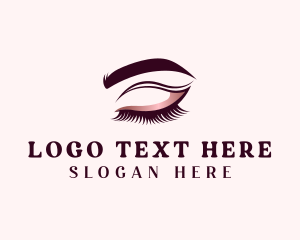Microblading - Beauty Eyelashes Lashes logo design