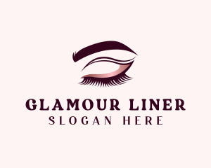 Eyeliner - Beauty Eyelashes Lashes logo design