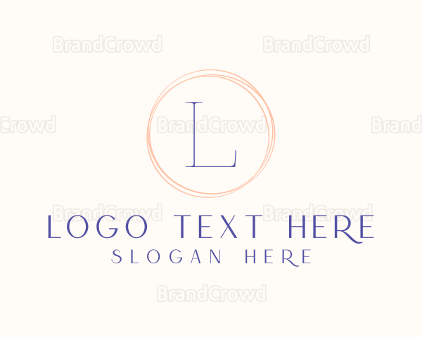 Casual Circle Serif Logo