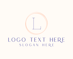 Blogger - Casual Circle Serif logo design