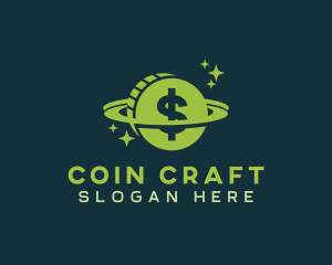 Coin Dollar Accounting logo design