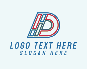 Coworking - Technology Letter D logo design