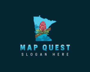 Minnesota Nature Flower logo design