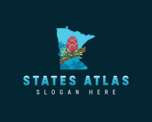 Minnesota Nature Flower logo design