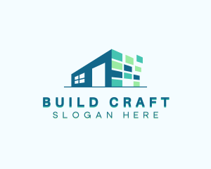 Warehouse Building Facility logo design