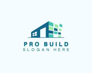 Warehouse Building Facility logo design