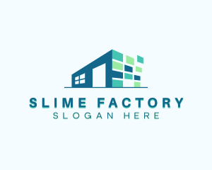 Warehouse Building Facility logo design