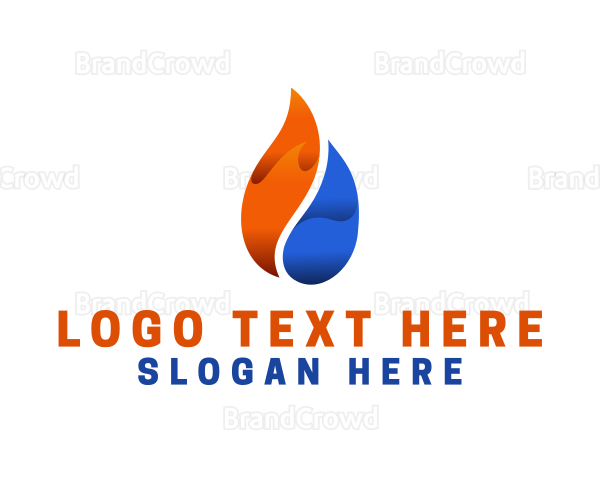 Hot Cold Thermal Logo