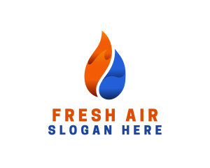 Hot Cold Thermal logo design