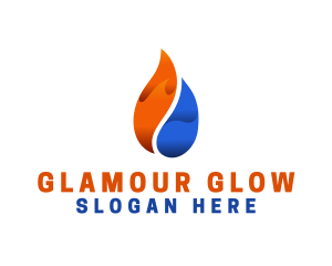 Hot - Hot Cold Thermal logo design