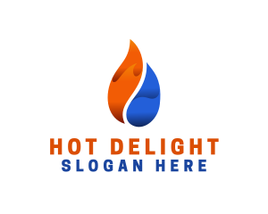 Hot Cold Thermal logo design