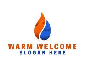 Hot Cold Thermal logo design