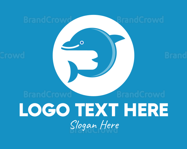 Blue Sea Dolphin Logo