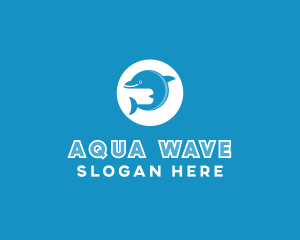 Ocean - Blue Ocean Dolphin logo design