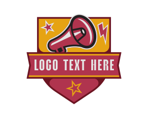 Cheer - Megaphone Cheer Competition logo design