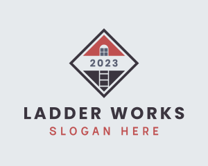 Town House Ladder Roof  logo design