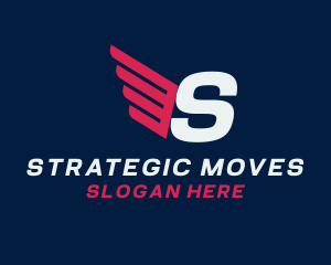 Mover Wings Delivery logo design