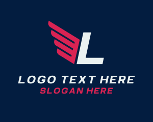 Mover - Mover Wings Letter logo design