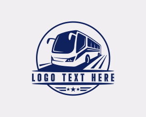 Shuttle - Tourism Bus Vehicle logo design