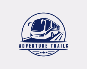 Tourism Bus Vehicle logo design