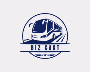 Tour Guide - Tourism Bus Vehicle logo design