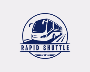 Shuttle - Tourism Bus Vehicle logo design