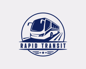 Tourism Bus Vehicle logo design