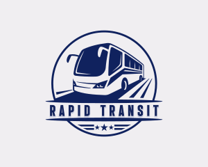 Shuttle - Tourism Bus Vehicle logo design