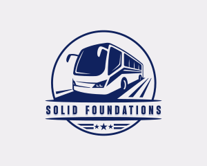 Road Trip - Tourism Bus Vehicle logo design