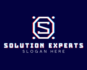 Static Motion Letter S logo design