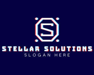 Static Motion Letter S logo design